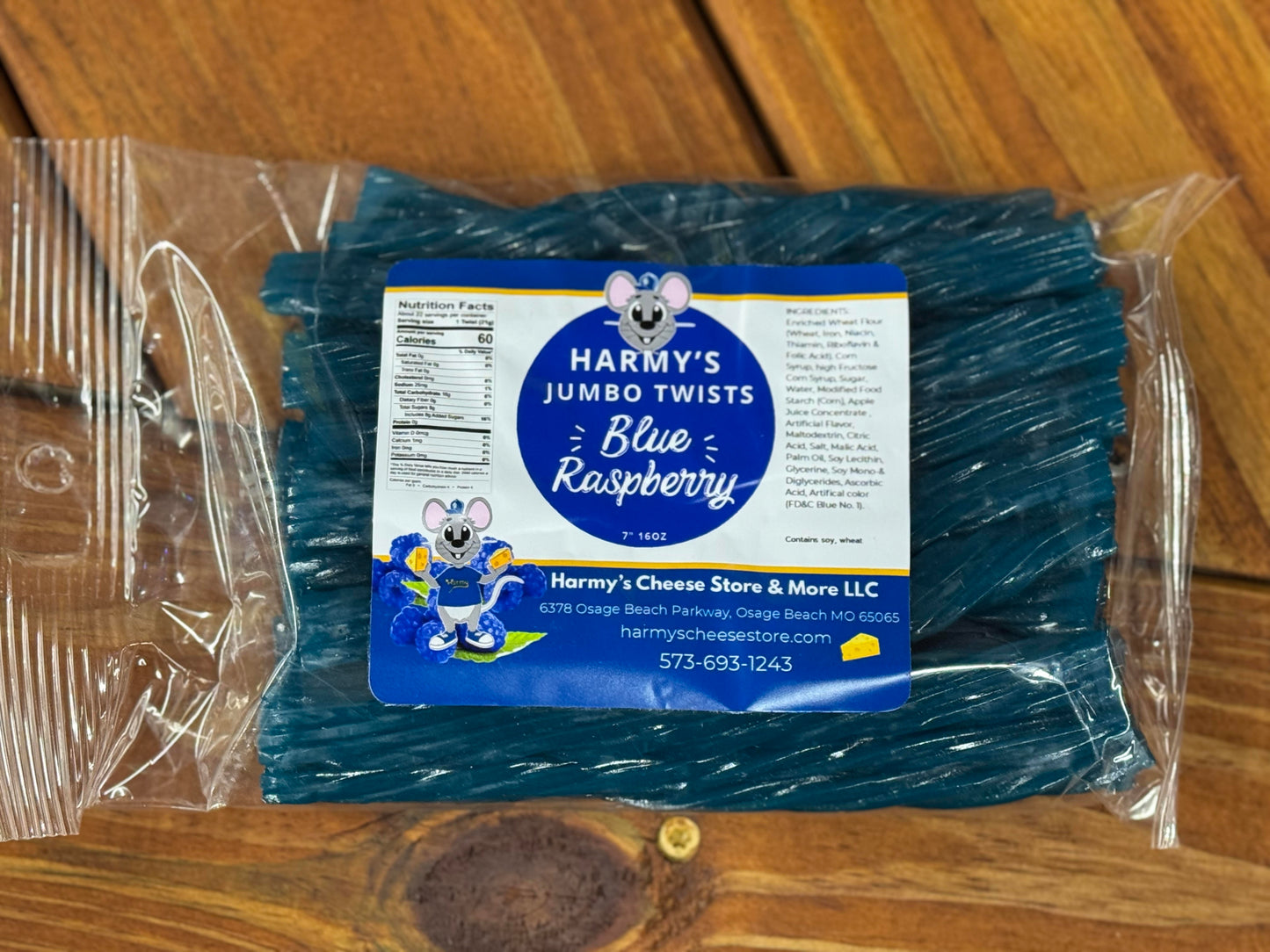 Harmy's Jumbo Twists - Blue Raspberry