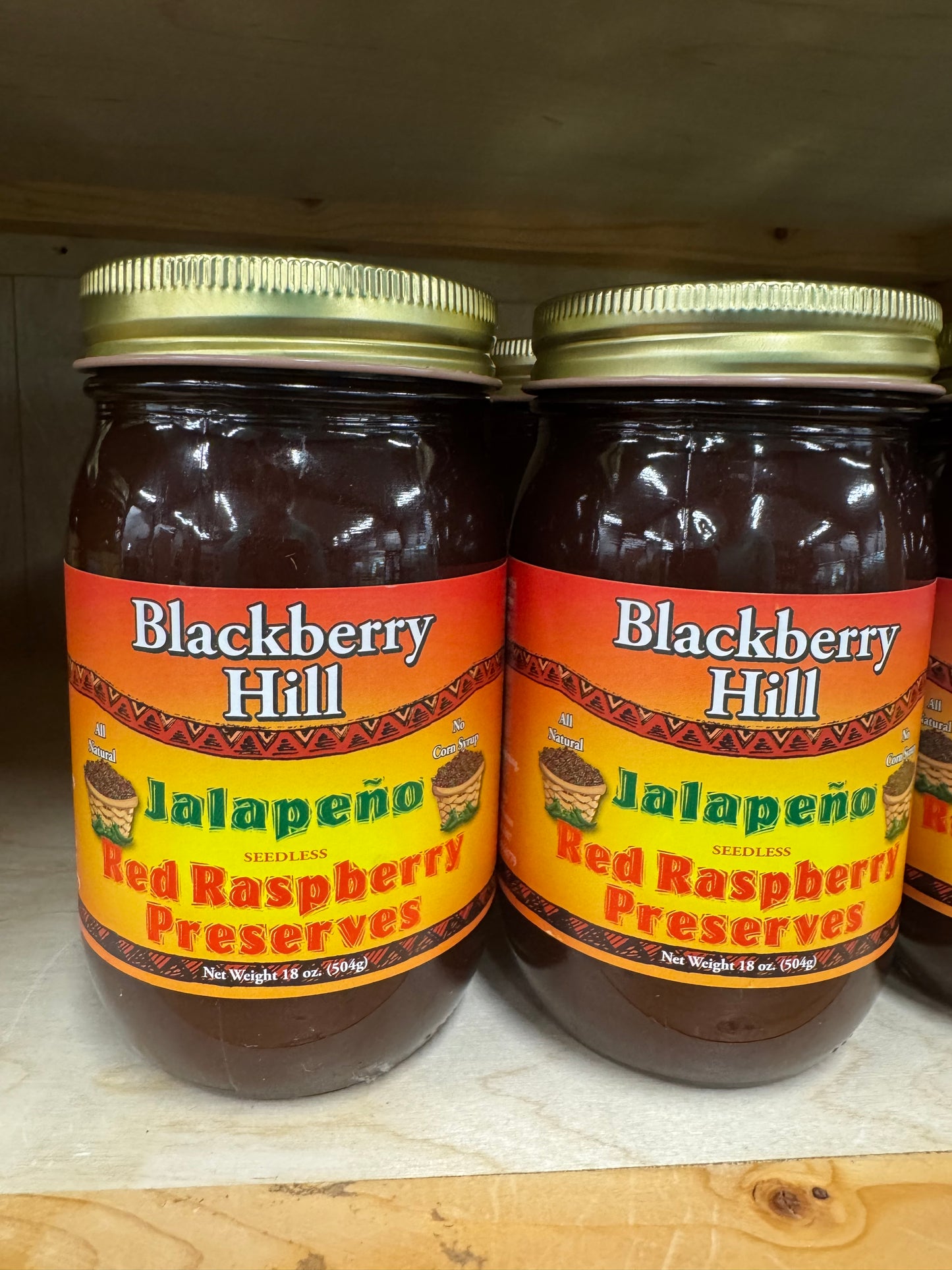 Red Raspberry Jalapeno Preserves - Blackberry Hill Farms