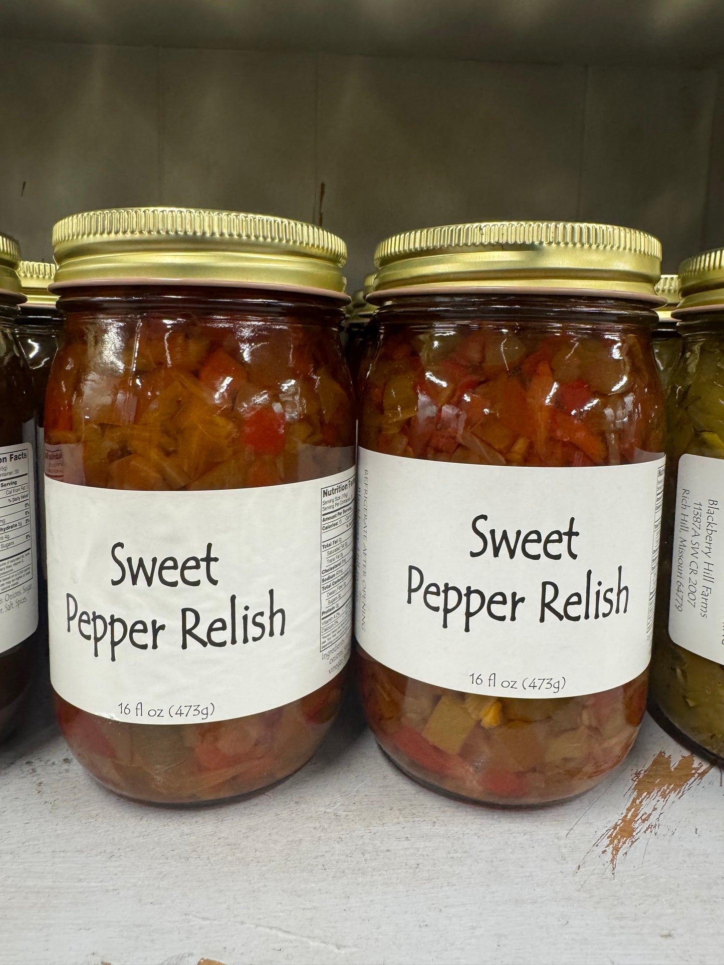Sweet Pepper Relish - Blackberry Hill Farms