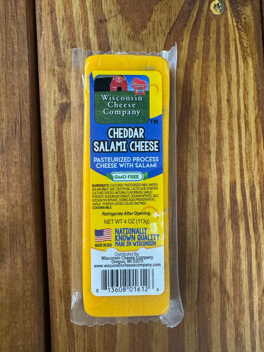 Wisconsin Cheese Company - Cheddar Salami 4 oz