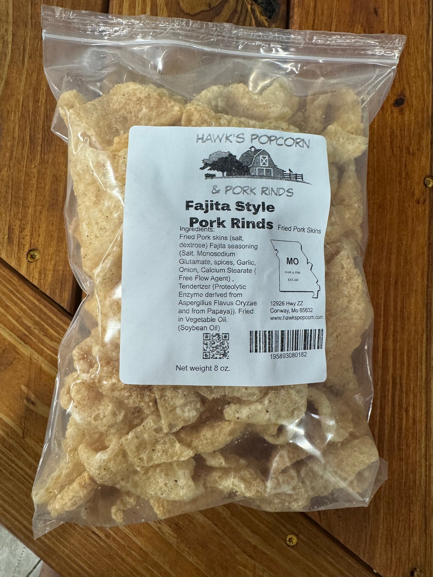 Hawk's Popcorn & Pork Rinds - Fajita