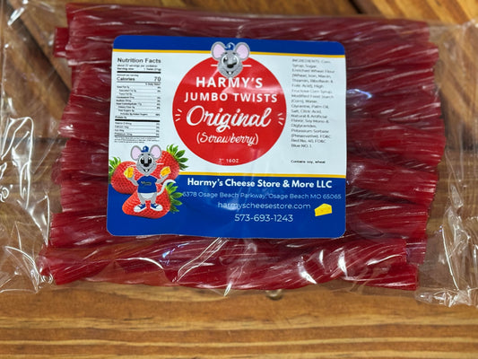 Harmy's Jumbo Twists - Original Strawberry