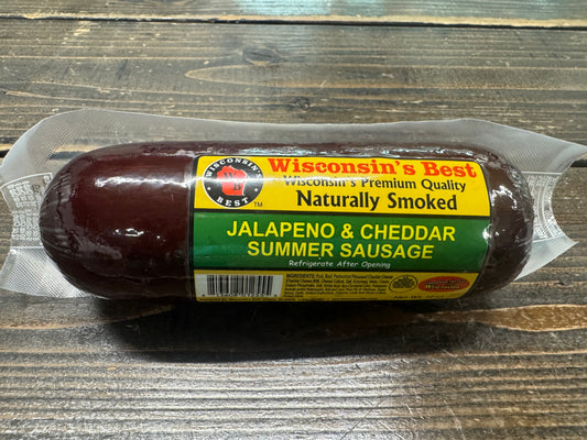 Wisconsin's Best Jalapeno & Cheddar Sausage