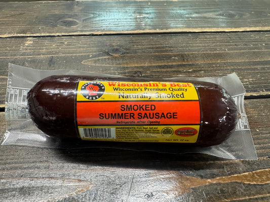 Wisconsin's Best Smoked Summer Sausage log